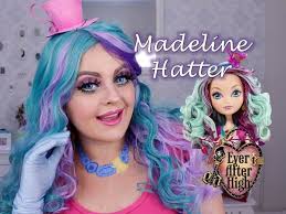 ever after high madeline hatter makeup