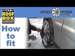 Spikes Spider Easy Alpine Ladder Track Snow Chains How To Fit