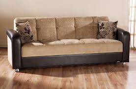 Brown Convertible Sofa Bed