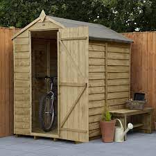 pressure treated apex shed