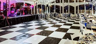 luxury black marble dance floor