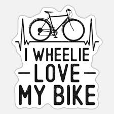 cycling puns stickers unique designs