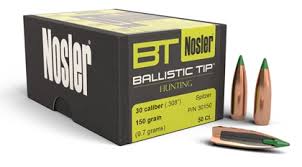 Ballistic Tip Hunting Bullet Nosler Bullets Brass