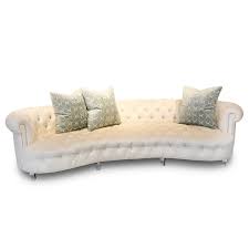 audrey tufted sofa ivory chenille