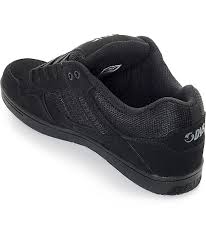 Dvs Enduro 125 Black Nubuck Skate Shoes