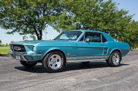 1967 mustang color information