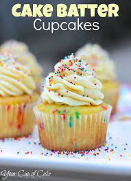cake batter cupcakes your cup of cake