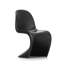 vitra panton chair chair black made