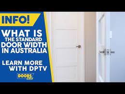 what is a standard door width in