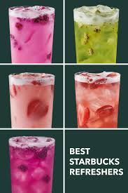 15 starbucks refresher drinks