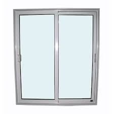 Plain Aluminium Glass Window