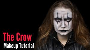 the crow makeup tutorial easy