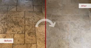 dirty to spotless with our stone cleaning