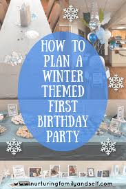 Winter Onederland First Birthday Party