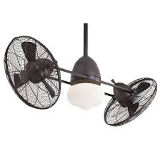 dual ceiling fan by minka aire fans