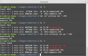 comment utiliser la commande tar sous linux