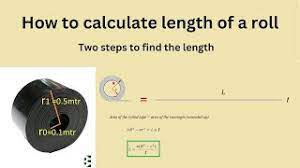 how to calculate length of a roll you