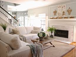 Slipcover Style Peaceful Living Room