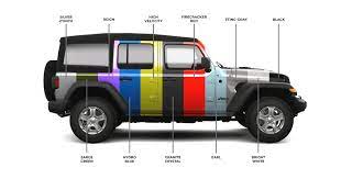 2023 jeep wrangler colors