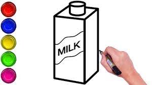 On the side of an old rustic wagon with warm afternoon side light. How To Draw A Milk Bottle Step By Step Easy How To Draw A Bottle Of Milk Bottle Of Milk Easy Draw Youtube