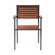Dorset Hardwood Stacking Arm Chair