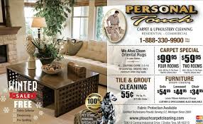 personal touch carpet upholstery cleaning