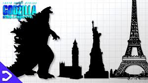 Godzilla Size Comparison Against Worlds Largest Buildings Godzilla Vs Biggest Buildings