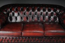 English 3 Seater Chesterfield Sofa In