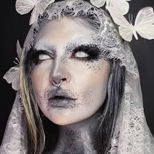 ghost bride halloween makeup collection