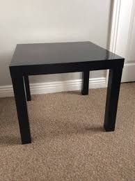 Ikea Black Lack Small Side Table For