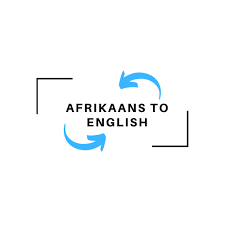 afrikaans to english translation