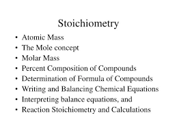 Ppt Stoichiometry Powerpoint