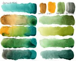 Mixing Watercolor Landscape Greens With Daniel Smith