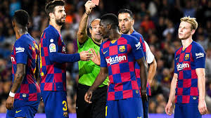 Dembélé sergi roberto munir cillessen chumi brandariz rafinha vidal. Football News Barcelona S Ousmane Dembele Ruled Out Of Clasico For Insulting Referee Eurosport