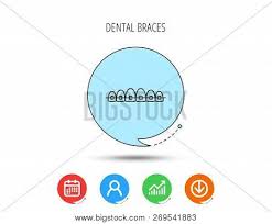 Dental Braces Icon Vector Photo Free Trial Bigstock
