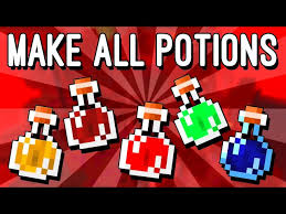 how to make every potion in minecraft