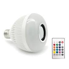 Bluetooth Light Bulb Speaker With Remote Control Haddishop