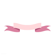 Pink Ribbon Banner Doodle Style Vector Free Image By