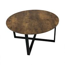 Industrial Style Round Coffee Table