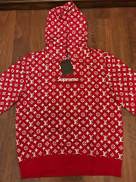 As you may guess, the authentic supreme x louis vuitton box logo hoodies will never have thickness flaws on the letters, having them all stitched in at the same ratio. Supreme Louis Vuitton Lv Box Logo Hoodie Hooded Sweatshirt Sz Xl Rare Authentic Ebay Louis Vuitton Supreme Hooded Sweatshirts Box Logo