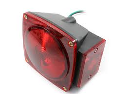 Optronics Square Led Stop Turn Tail Light Red Rh