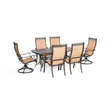 manor 7 piece outdoor dining set with