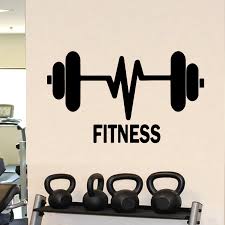 If you love going to the gym and have a bachelor's degree, you can get a job as a gym manager. Modern Gym Wallpaper Home Decoration Wall Sticker Art Decoration Diy Fitness Vinyl Decals Mural Bedroom Posters Removable P77 Wall Stickers Aliexpress