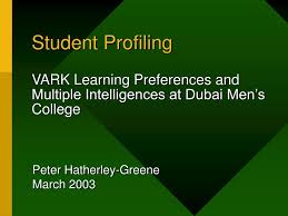 Ppt Student Profiling Vark Learning Preferences And