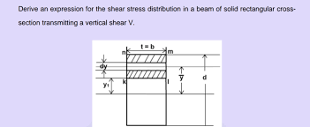 derive an expression for the shear