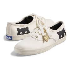 Women Taylor Swifts Champion Sneaky Cat Cream Keds In