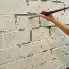 Authentic Faux Brick Wall 10 Diy