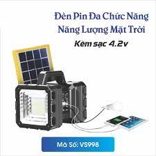 FreeShip - Hàng Thái Lan] Đèn PIN xách tay năng lượng mặt trời JD998 (20W)  đèn pha chiếu sáng đến 80-100m2