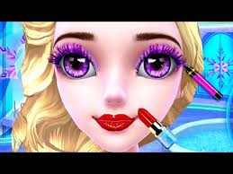 play ice princess makeover makeup