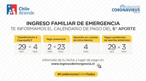 Calendario mayo 2021 con todos los días festivos y fechas importantes de colombia. Chileatiende Ingreso Familiar De Emergencia Ife